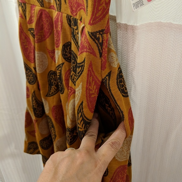 Bnwt Lularoe Amelia stunning Jacquard fabric - Picture 3 of 3